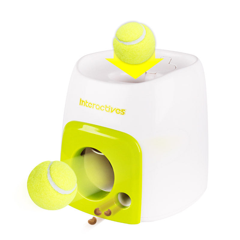 Pet Ball Thrower Interactive Training Reward Machine | BUY LAUNCHER GET TENNIS BALL (X3) FREE!!!