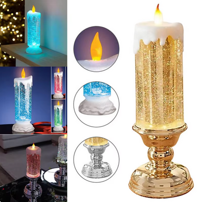 Christmas Scene Decoration Candle