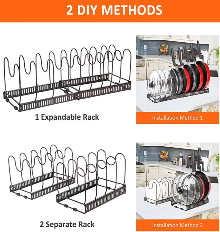 Cookware Storage Rack