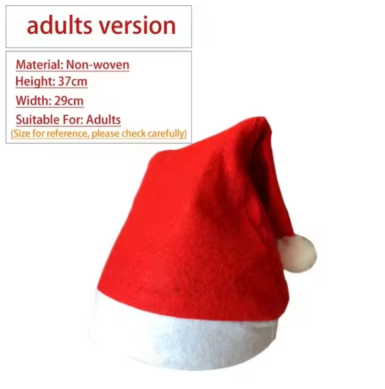 Adult Red Christmas Hat Santa | BUY ONE GET ONE 50% OFF