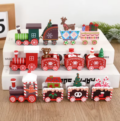 Christmas Wooden Train Merry Christmas Decorations | BUY ONE GET ONE 50% OFF!!!