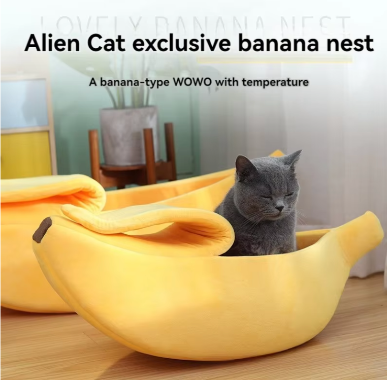 Banana Shape Warm Cat / Dog Bed | BUY ONE GET ONE 50% OFF