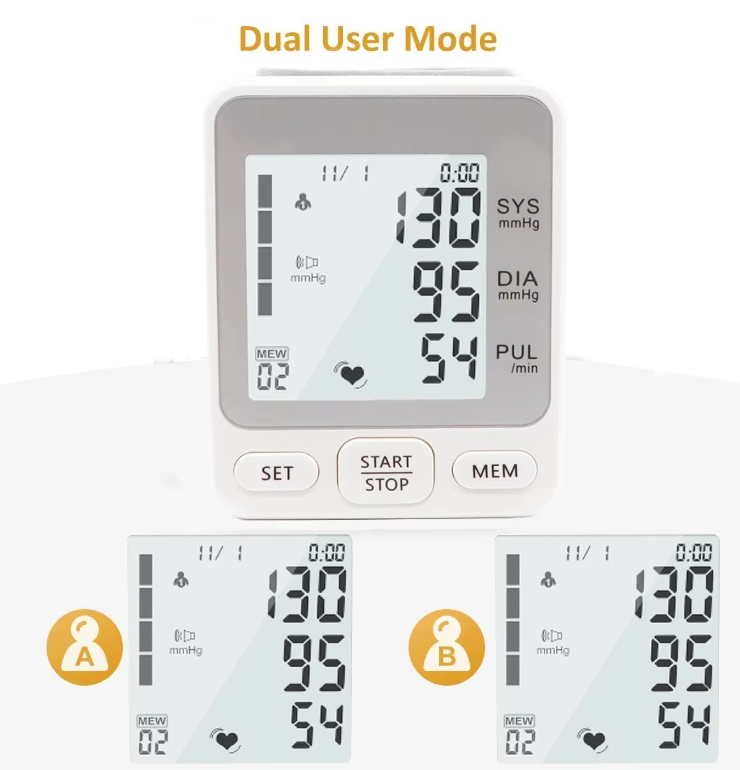 Home wrist electronic sphygmomanometer