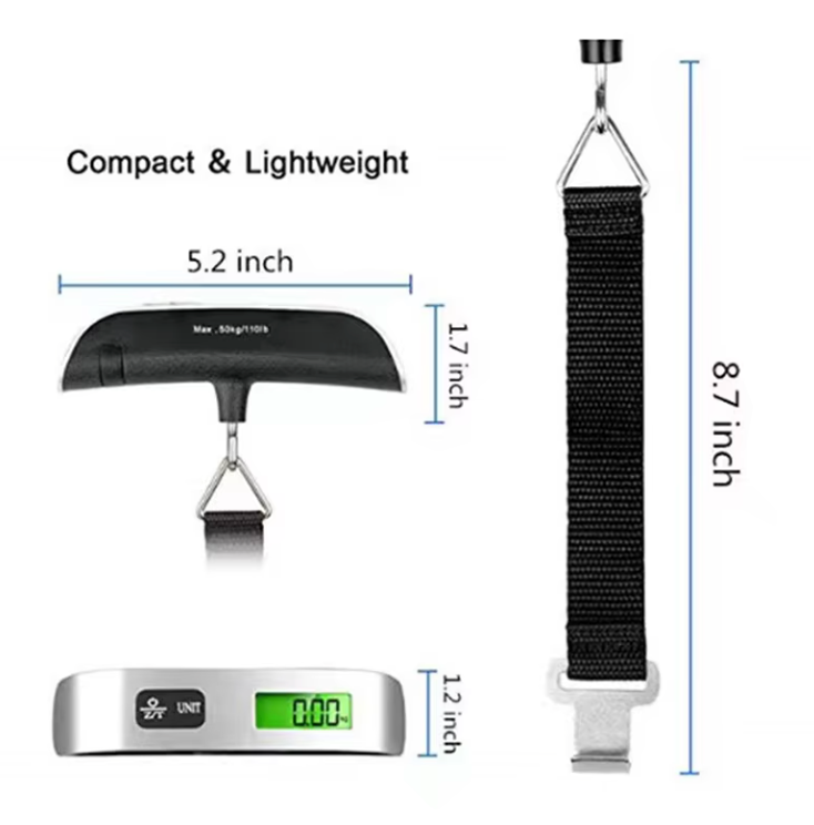 Portable electronic scale accurate portable electronic scale【50kg】