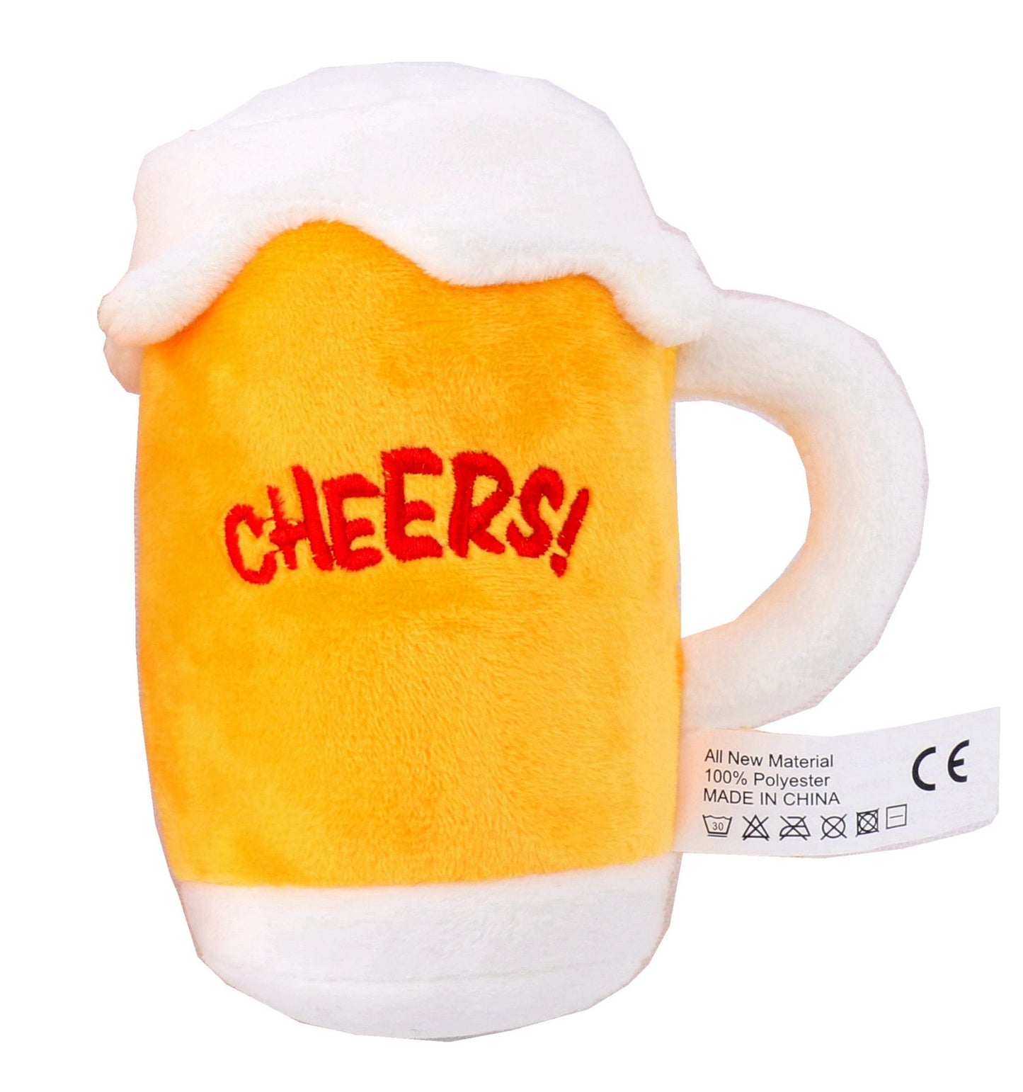 Beer mug beer bottle squeaking sound pet toy