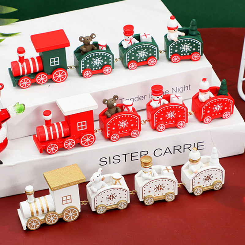 Christmas Wooden Train Merry Christmas Decorations | BUY ONE GET ONE 50% OFF!!!