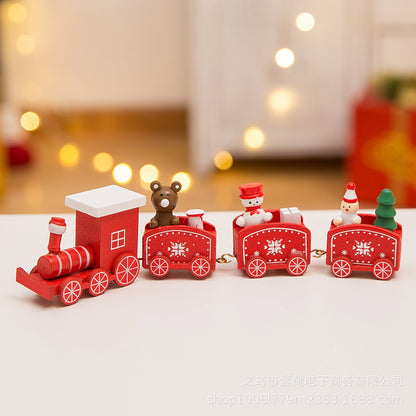 Christmas Wooden Train Merry Christmas Decorations | BUY ONE GET ONE 50% OFF!!!