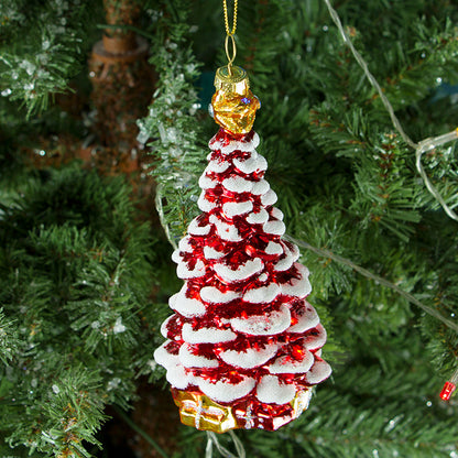 Christmas Tree Glass Pendant | CODE: BUY2GET1