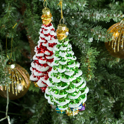 Christmas Tree Glass Pendant | CODE: BUY2GET1