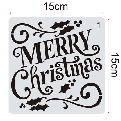 Christmas painting template Merry Christmas | CODE: XMASGIVEAWAY