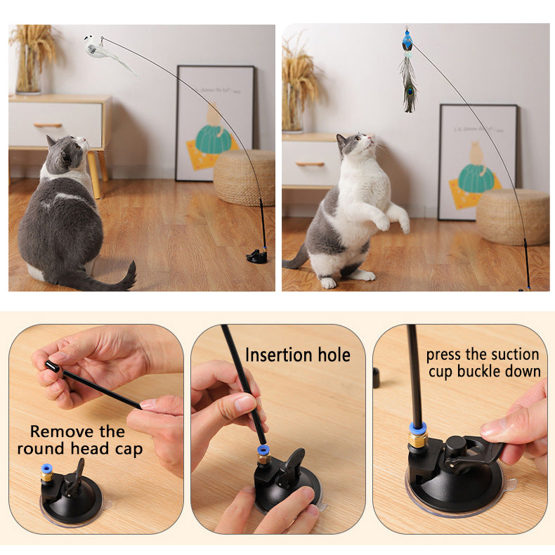 Bird Feather Automatic Cat Flirting Stick | BUY 1 GET 1 FREE