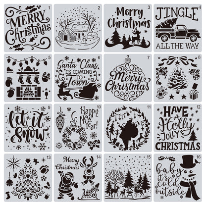 Christmas painting template Merry Christmas | CODE: XMASGIVEAWAY