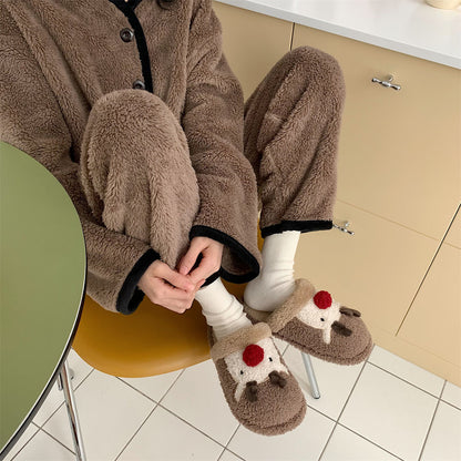 Cute Elk Home Indoor Plush Shoes | BUY ONE GET ONE 50% OFF!!!