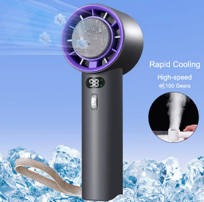 Refrigeration handheld fan Cold compress mini fan