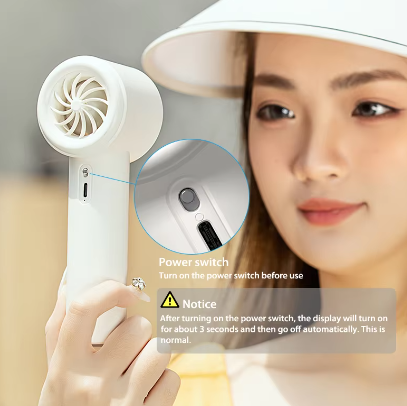 Refrigeration handheld fan Cold compress mini fan