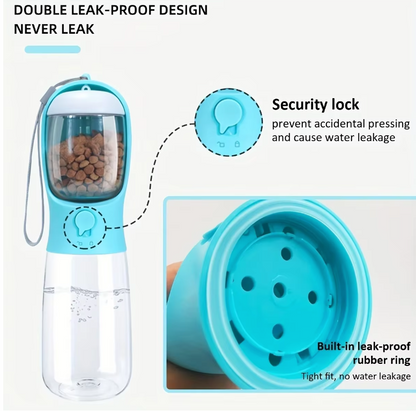 Portable Dog Cat Water Bottle with Storage Food and Water Container | BUY ONE GET ONE 50% OFF