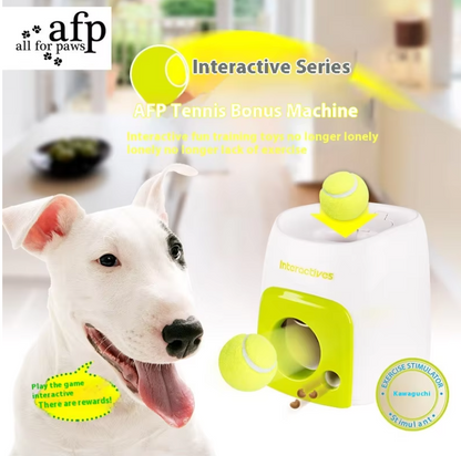 Pet Ball Thrower Interactive Training Reward Machine | BUY LAUNCHER GET TENNIS BALL (X3) FREE!!!